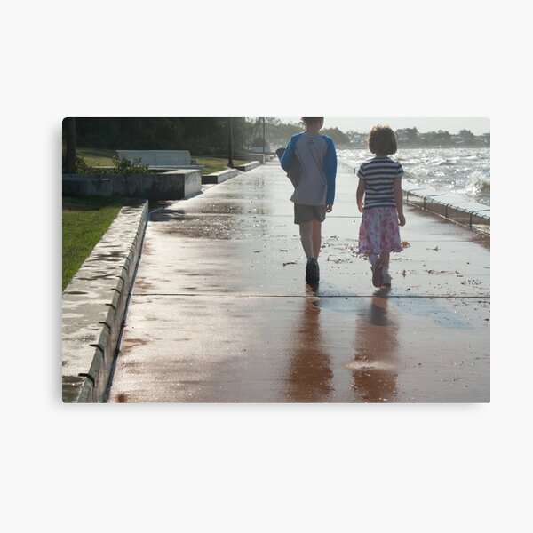 The Walk Home Metal Print