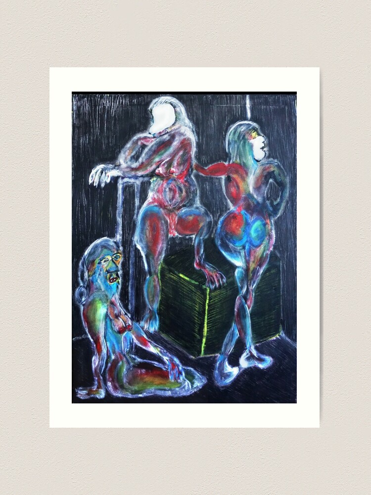 Alternate view of Capricorn Sisters: War, Plague, Earthquake Art Print