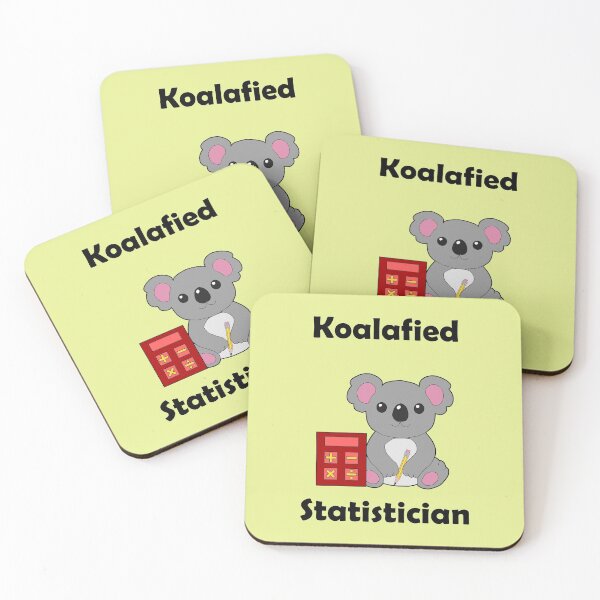 Item preview, Koalafied Statistician  designed and sold by WildGeometric.