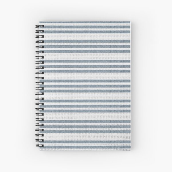 Item preview, White and Blue Horizontal Stripes designed and sold by Josephines-ZA.