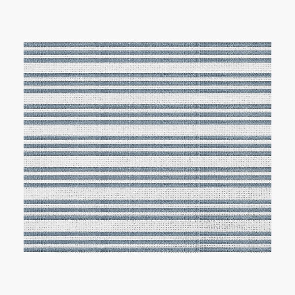 Item preview, White and Blue Horizontal Stripes designed and sold by Josephines-ZA.