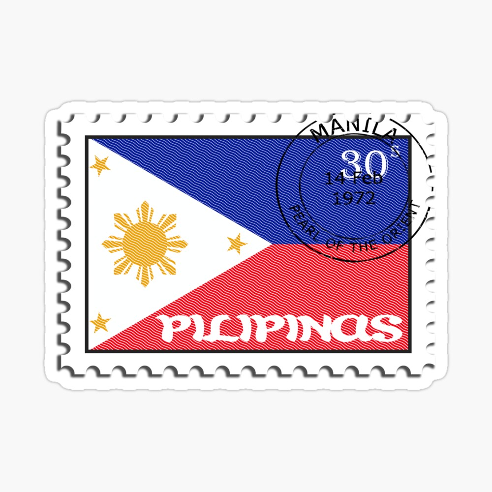 Philippines Stamp Greeting Card