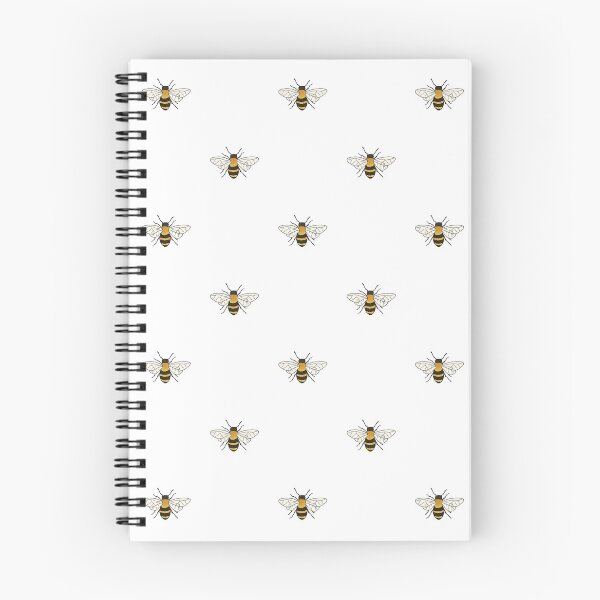 Item preview, Bees on White - simple repeat pattern designed and sold by HazelFisher.