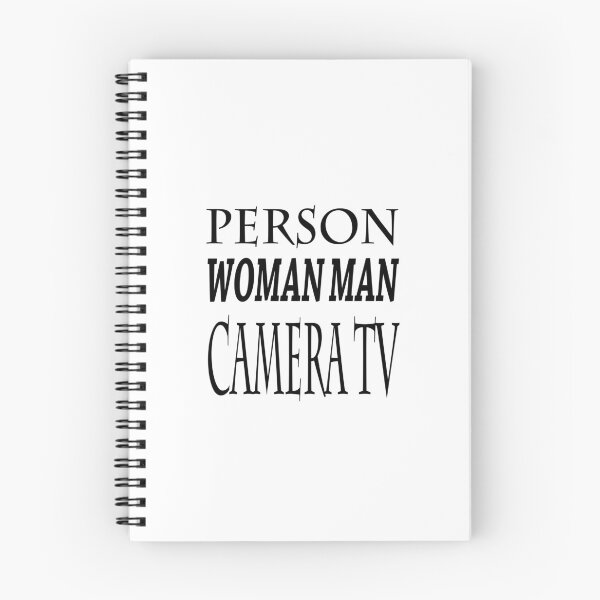 Item preview, Person, Woman, Man, Camera, TV - Cognitive Test designed and sold by Trucutruh.