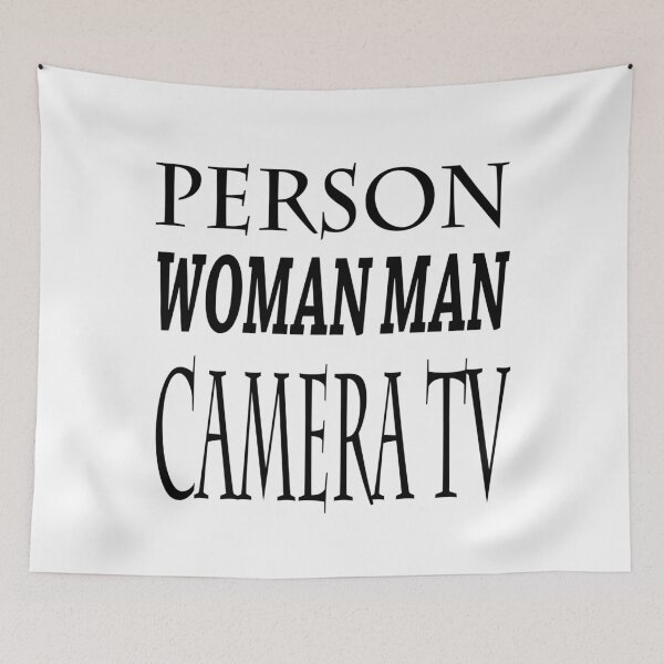 Item preview, Person, Woman, Man, Camera, TV - Cognitive Test designed and sold by Trucutruh.