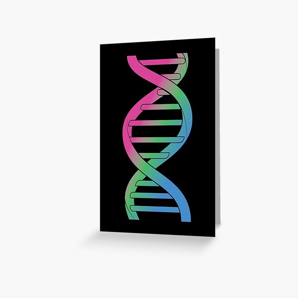 Polysexual DNA Greeting Card