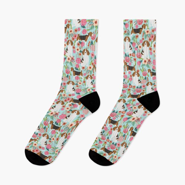 Item preview, Beagle dog pattern floral flowers portrait pattern cute gifts for dog lover dog breeds by PetFriendly designed and sold by PetFriendly.