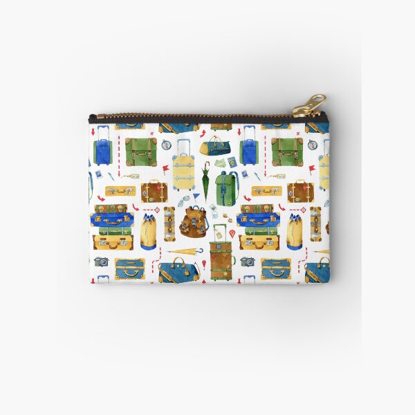 Item preview, Watercolor Luggage pattern  designed and sold by TatianaKa.