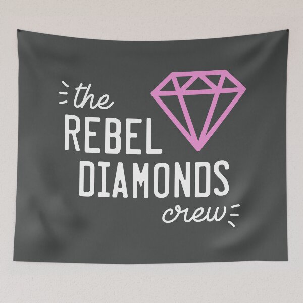 Item preview, The Rebel Diamonds Crew - The Killers designed and sold by TheDesignIgloo.