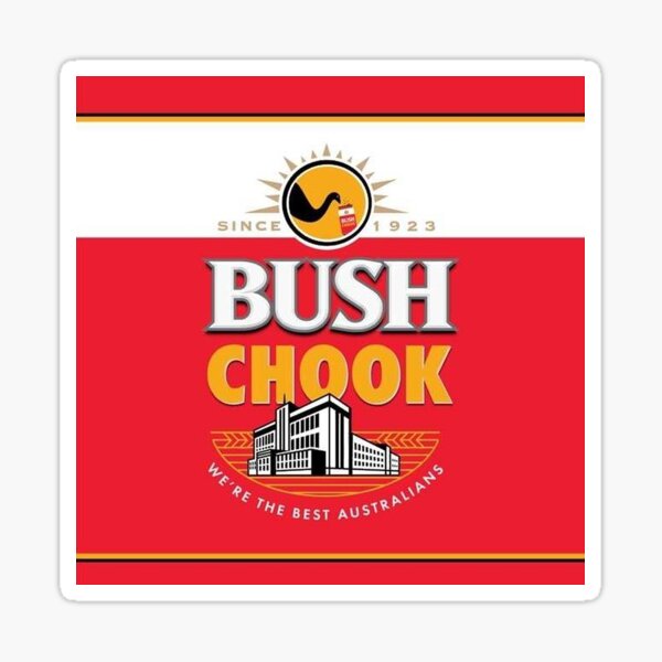 bush chook t shirt