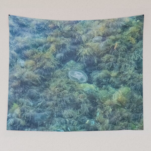 Item preview, Underwater World of Sea - Jellyfishes in the Sea designed and sold by r-silver.