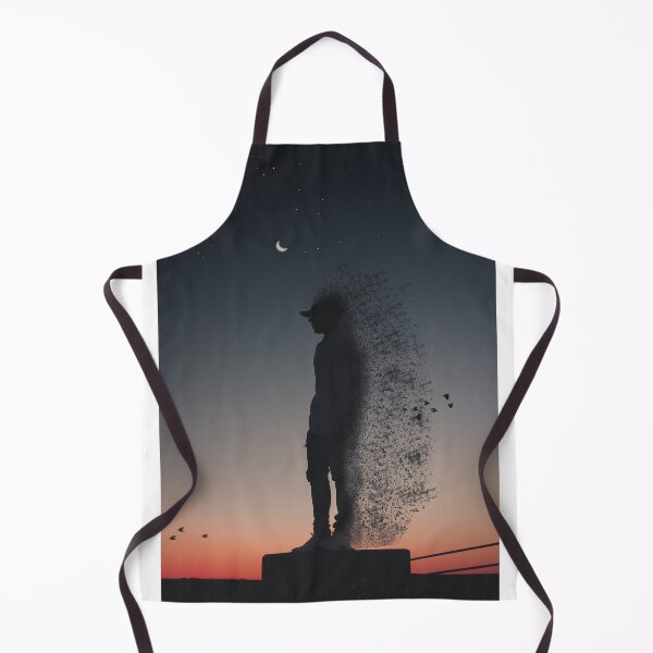 Item preview, man standing in sunset with dispersion effect designed and sold by AymenAllel.