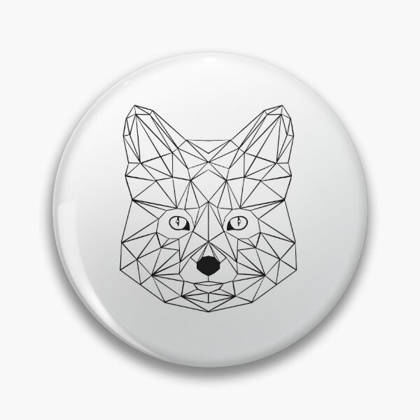 Artikelvorschau, Geometric Fox - Schwarzer Draht entworfen und verkauft von Geometricshow.