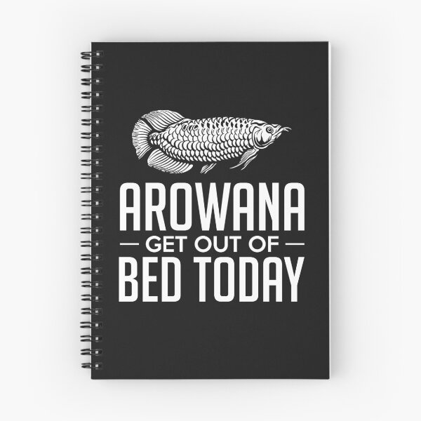 Item preview, Arowana GetOut Of Bed Today Funny Fish Design designed and sold by miguelaud.