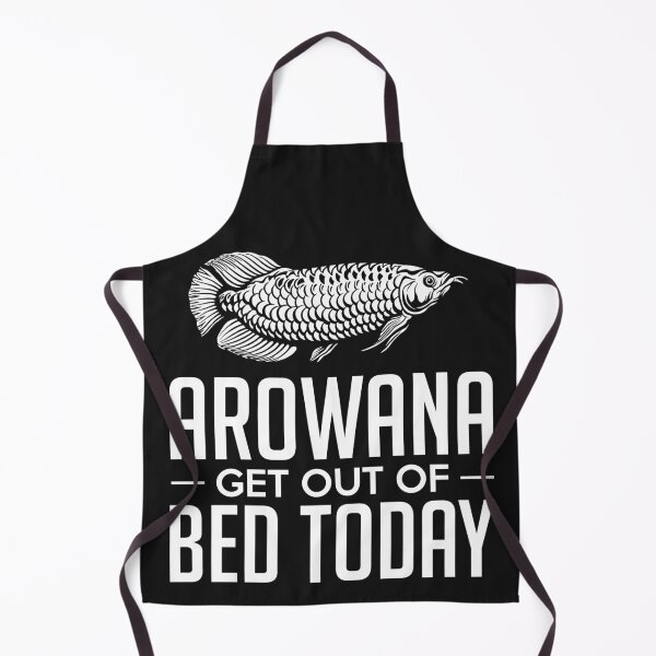 Item preview, Arowana GetOut Of Bed Today Funny Fish Design designed and sold by miguelaud.