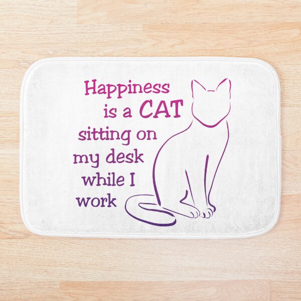 Item preview, Happiness is a cat designed and sold by CallSignNacho.