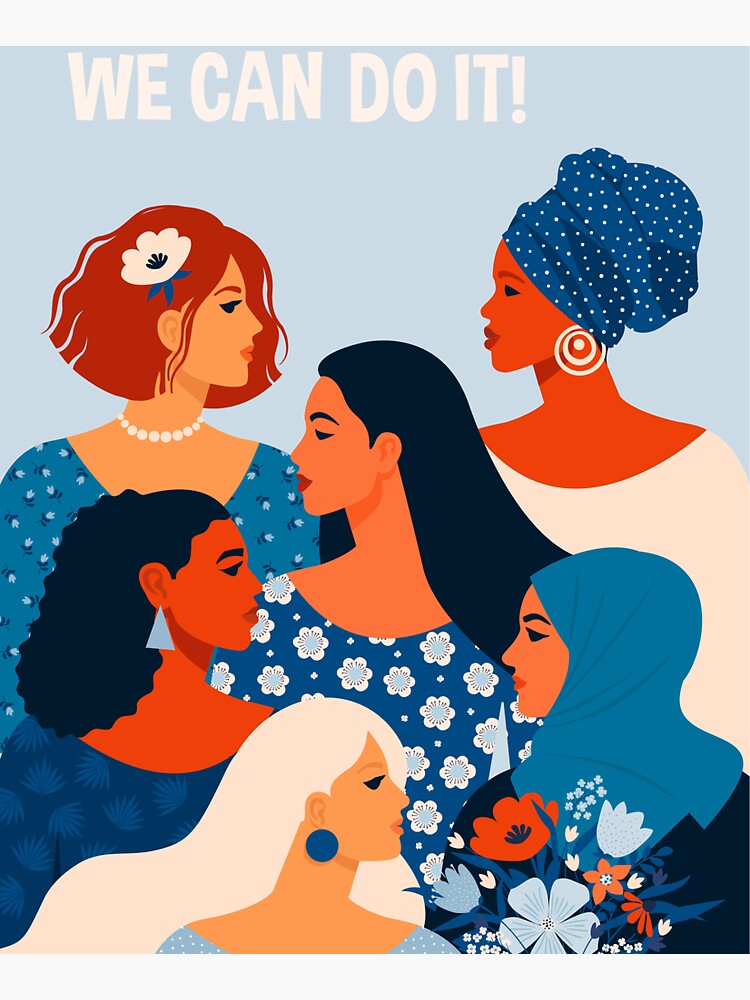 We can do it, women together in feminism by Kanae19
