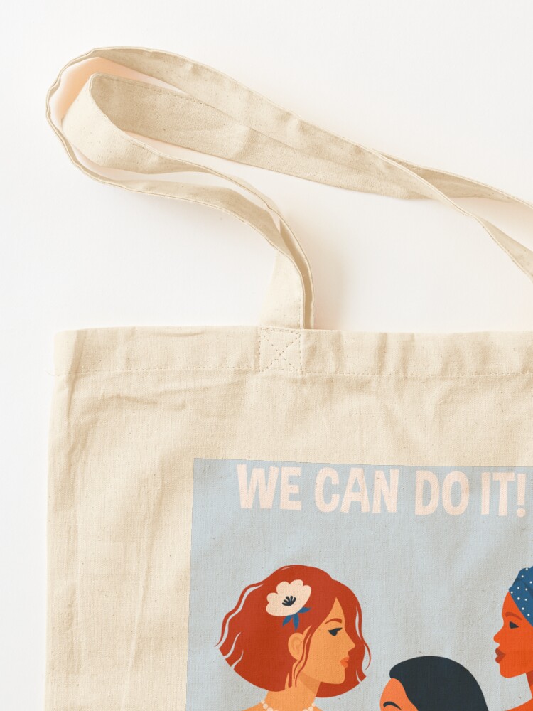 Alternate view of We can do it, women together in feminism Tote Bag