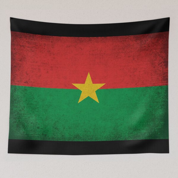 Item preview, Burkina Faso flag designed and sold by Patriots-flag.