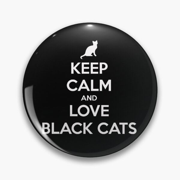 Item preview, Keep Calm and love Black cats  designed and sold by Guy Christophe Tixier.
