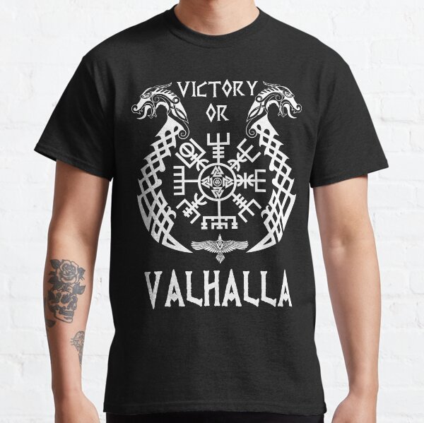 Victoire ou Valhalla Viking T-shirt classique
