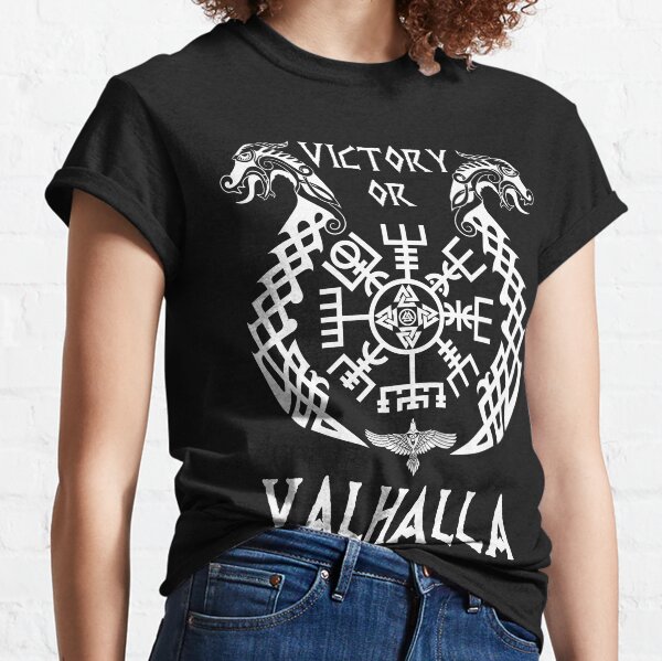 Victoire ou Valhalla Viking T-shirt classique