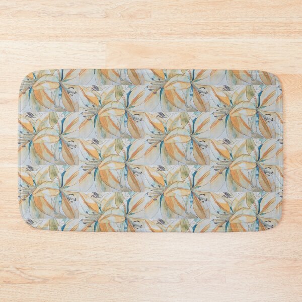 Item preview, Pale orange lilies watercolour painting  designed and sold by esvb.