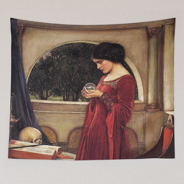Item preview, HD. The Crystal Ball ,by John William Waterhouse designed and sold by ArmoniMundi.
