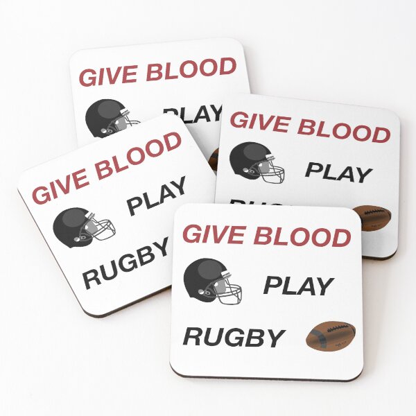 Item preview, Rugby Humor Give Blood Play Rugby Funny quote designed and sold by nuz2.