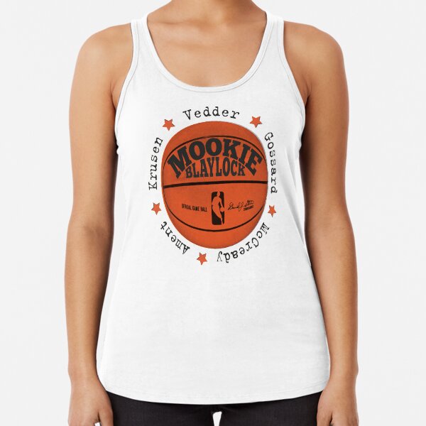 Mookie Blaylock - Pearl Jam (schwarzer Text) Racerback Tank Top