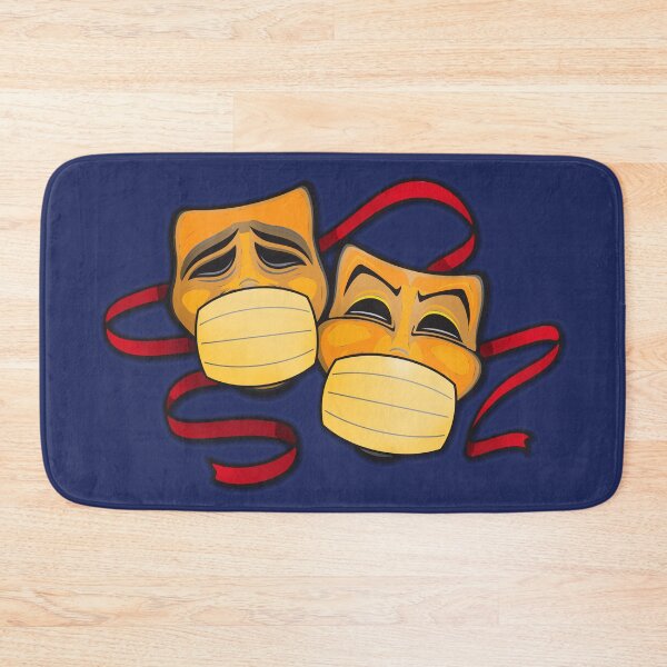 Item preview, Theater Masks Wearing Masks designed and sold by drawbey.