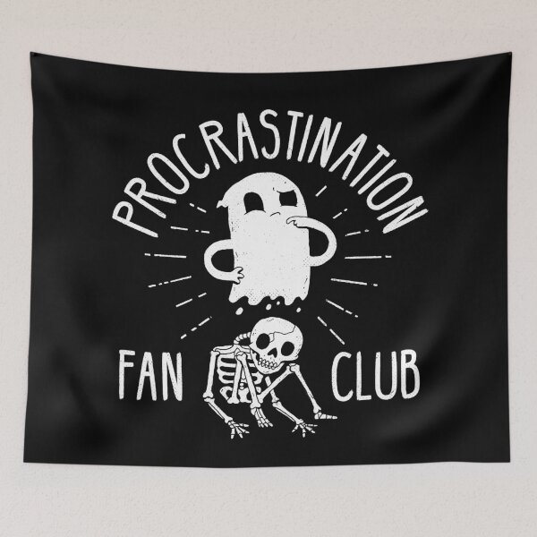 Item preview, Procrastination Fan Club designed and sold by DinoMike.