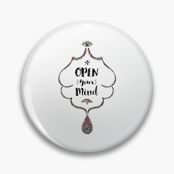 Item preview, Open Your Mind Colorful Mandala Drawing designed and sold by tiptoptees.