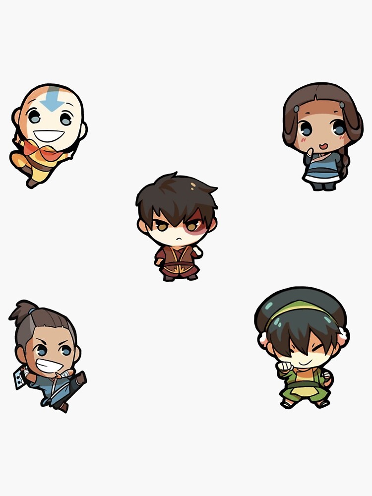 Avatar The Last Airbender Sticker Pack by Purplecube