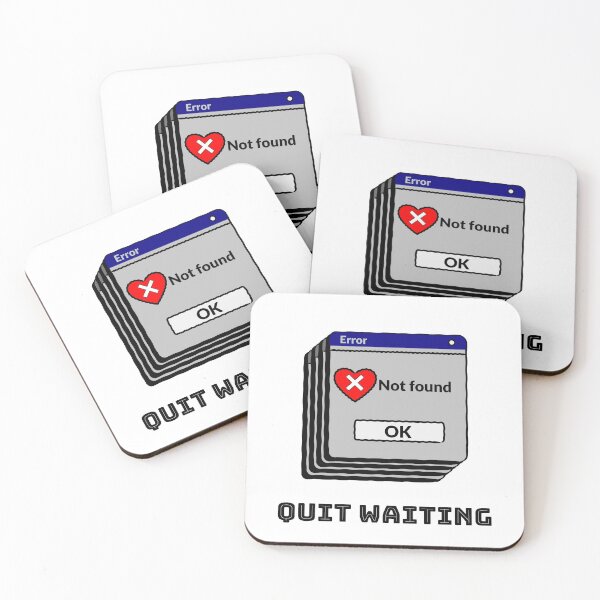Item preview, Quit Waiting designed and sold by BlueCloverTrend.