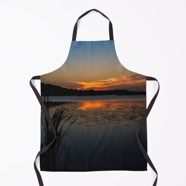 Item preview, Sunset on the Lake Through Reeds designed and sold by Shelly Gunderson.