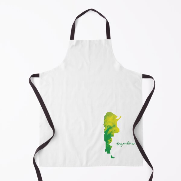 Item preview, Argentina Map in Watercolor (Green and Yellow) designed and sold by Geometricshow.