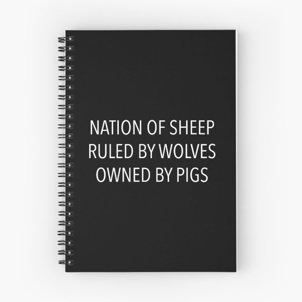 Item preview, Nation of sheep ruled by wolves owned by pigs designed and sold by portokalis.
