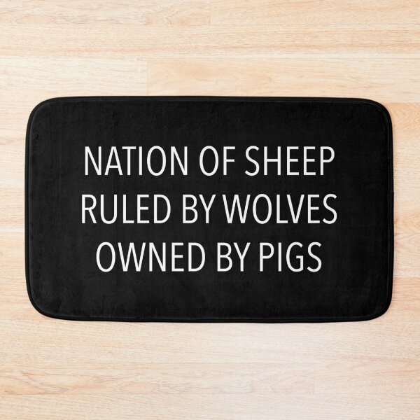 Item preview, Nation of sheep ruled by wolves owned by pigs designed and sold by portokalis.