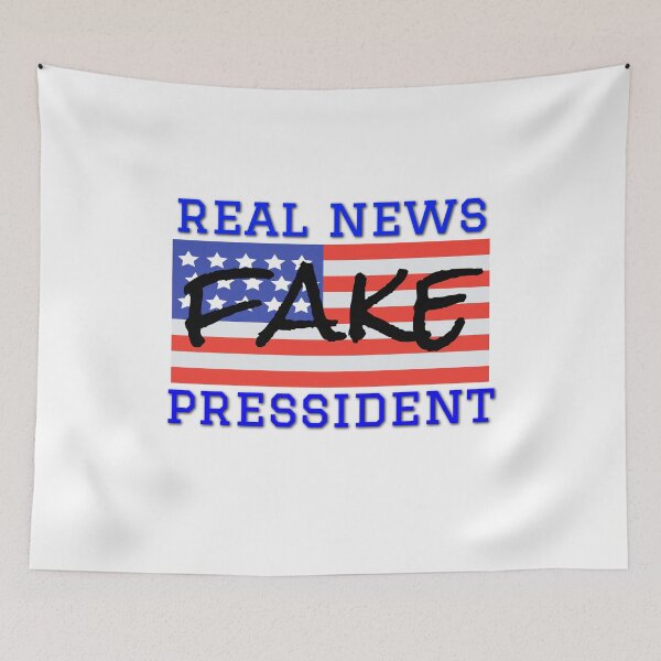 Item preview, Real News Fake Pressident Shirt | Anti Trump Shirt 86 45 Pro Impeachment T-Shirt Political Resistance Distress Graphic Tee Impeach Potus Tshirt designed and sold by SeaJayShop.