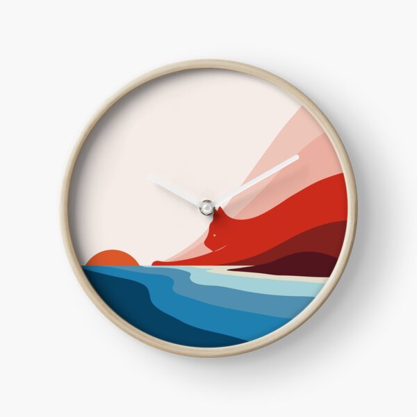 Cat Landscape 6 Clock