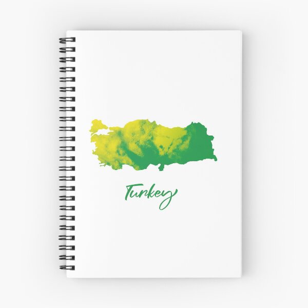 Item preview, Turkey Map in Watercolor  (Green and Yellow) designed and sold by Geometricshow.