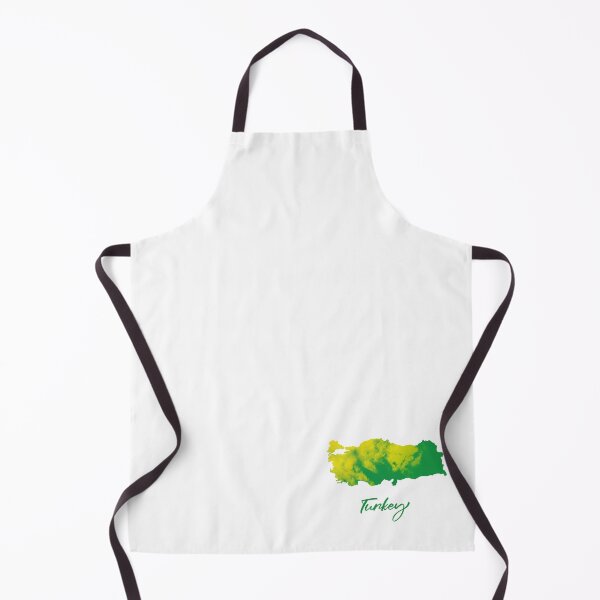 Item preview, Turkey Map in Watercolor (Green and Yellow) designed and sold by Geometricshow.
