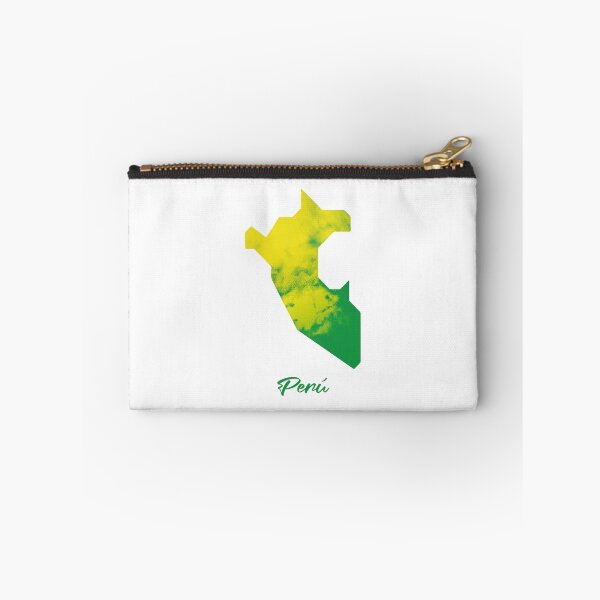 Item preview, Perú Map in Watercolor (Green and Yellow) designed and sold by Geometricshow.