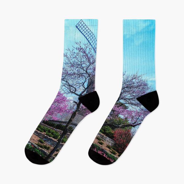 Item preview, Wamego Dutch Windmill in Spring designed and sold by Shelly Gunderson.