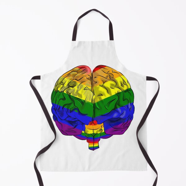 Item preview, Rainbow Brain- Colourful-LGBT-PRIDE designed and sold by VtheArtist.
