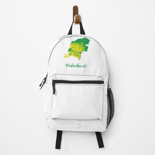 Item preview, Nederland (Netherlands) Map in Watercolor (Green and Yellow) designed and sold by Geometricshow.