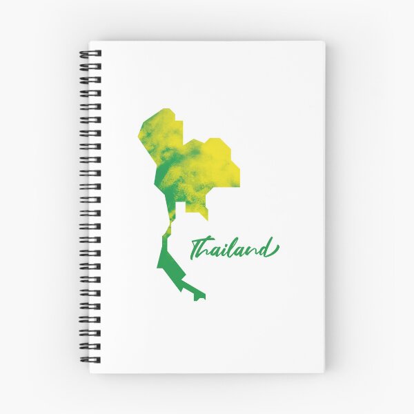 Item preview, Thailand Map in Watercolor (Green and Yellow) designed and sold by Geometricshow.