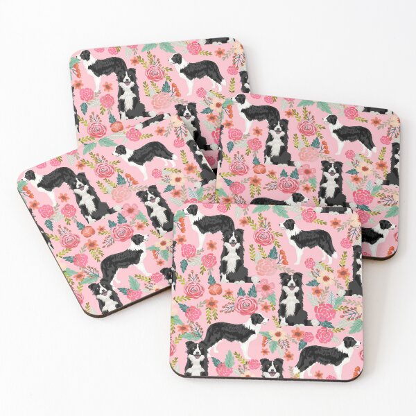 Item preview, Border Collie florals pattern - cute dog design, dog, Border Collie  designed and sold by PetFriendly.