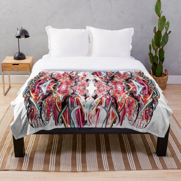 Motherboard - Robotic Uterio Throw Blanket